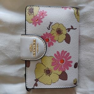 Coach Floral Print Wallet